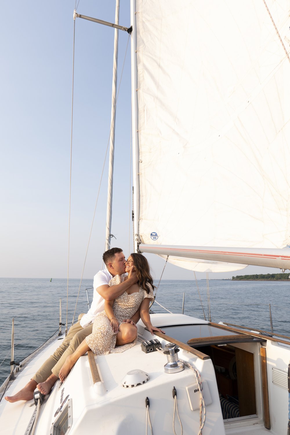 Engagement - Couple at yatch