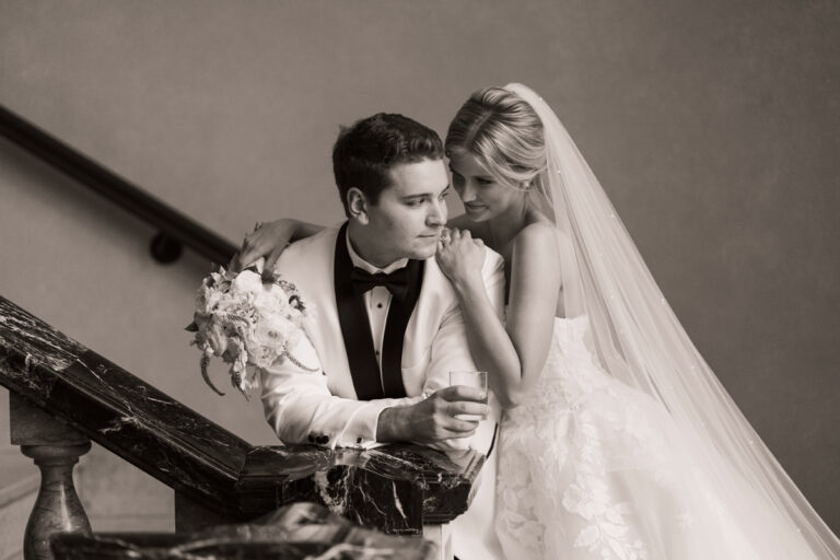 Union Club Cleveland Wedding Timeless black and white photos